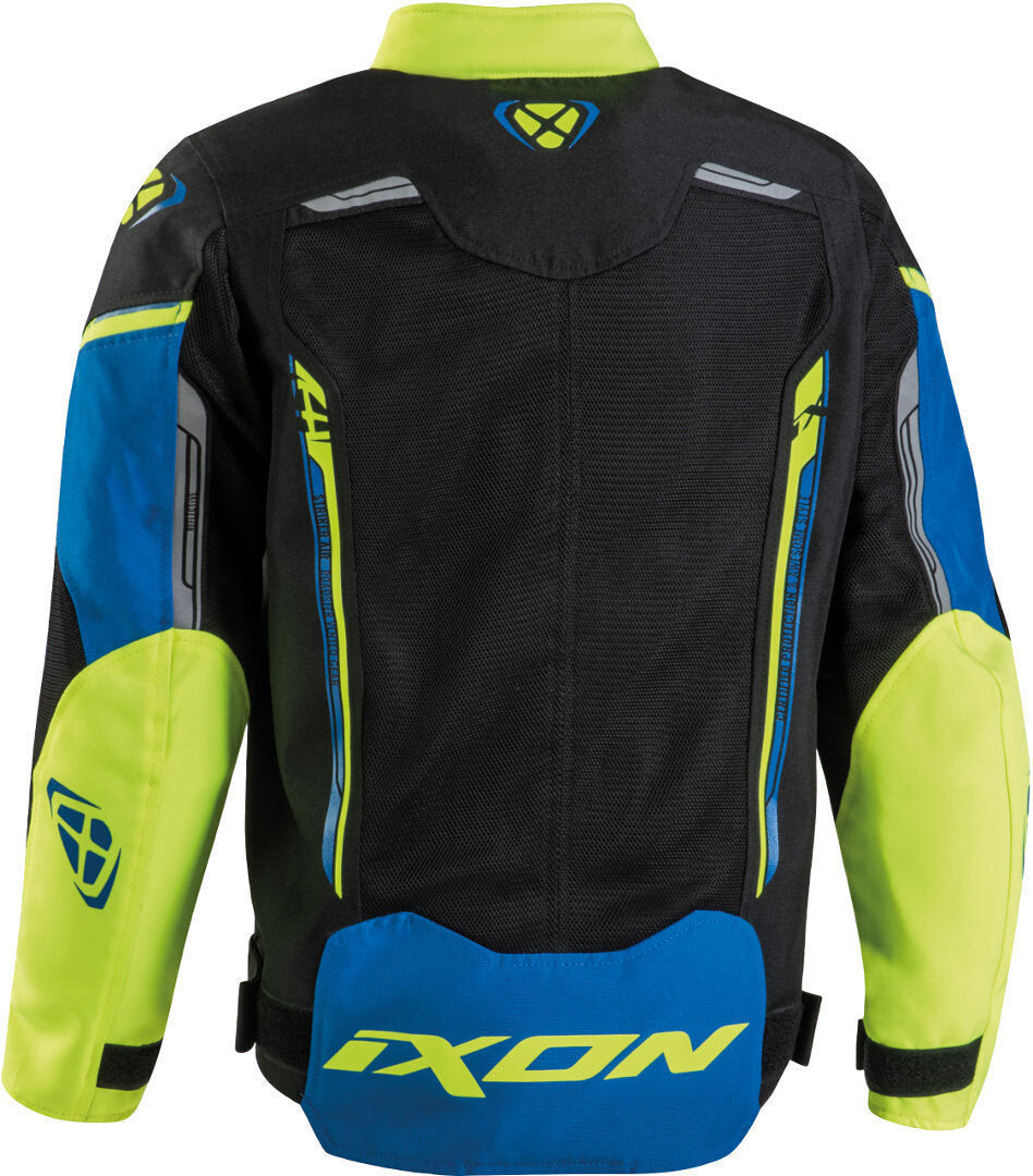 IXON STRIKER AIR Moto Junior Textil Casacos Preto Azul Amarelo – 2 – Maximomoto PT