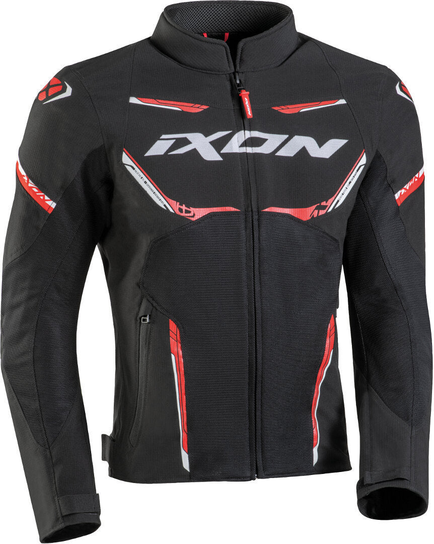 IXON STRIKER AIR Moto Textil Hombre Chaqueta Negro Rojo Blanco – 1 – Maximomoto PT