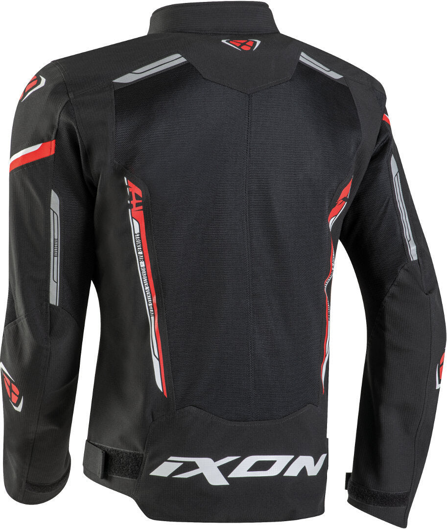 IXON STRIKER AIR Moto Textil Hombre Chaqueta Negro Rojo Blanco – 2 – Maximomoto PT