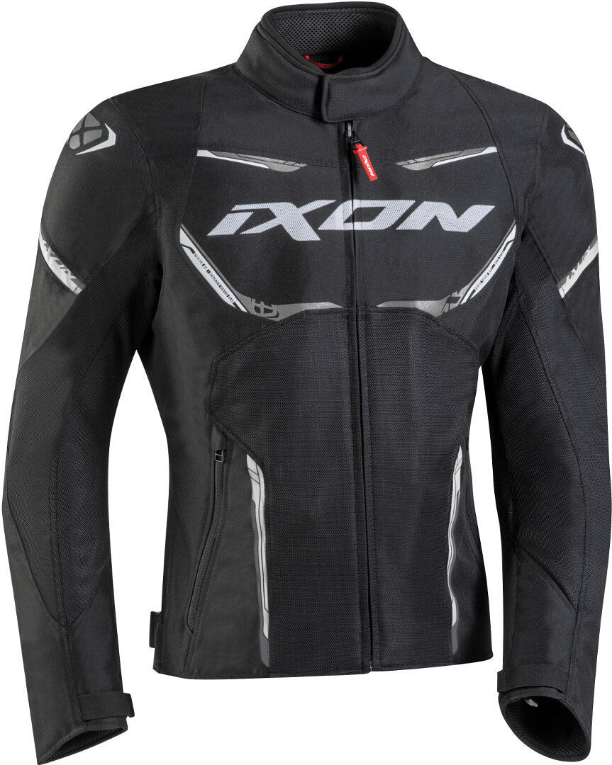 IXON STRIKER AIR WP Moto Textil Hombre Chaqueta Negro Blanco – 1 – Maximomoto PT