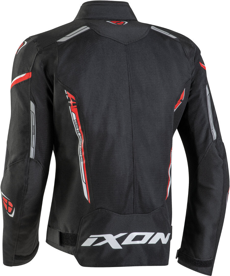IXON STRIKER AIR WP Moto Textil Hombre Chaqueta Negro Rojo Blanco – 2 – Maximomoto PT