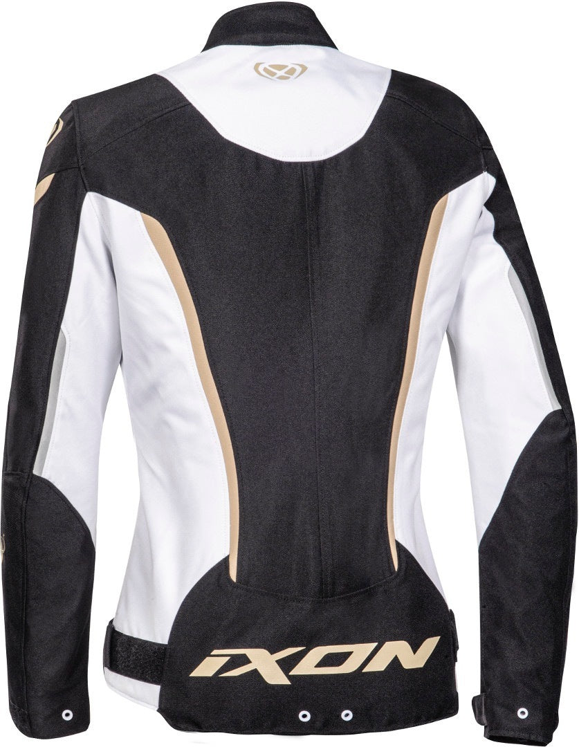 IXON STRIKER ROADSTER Textil Mujer Motorcycle Jacket Black Gold – 2 – Maximomoto PT