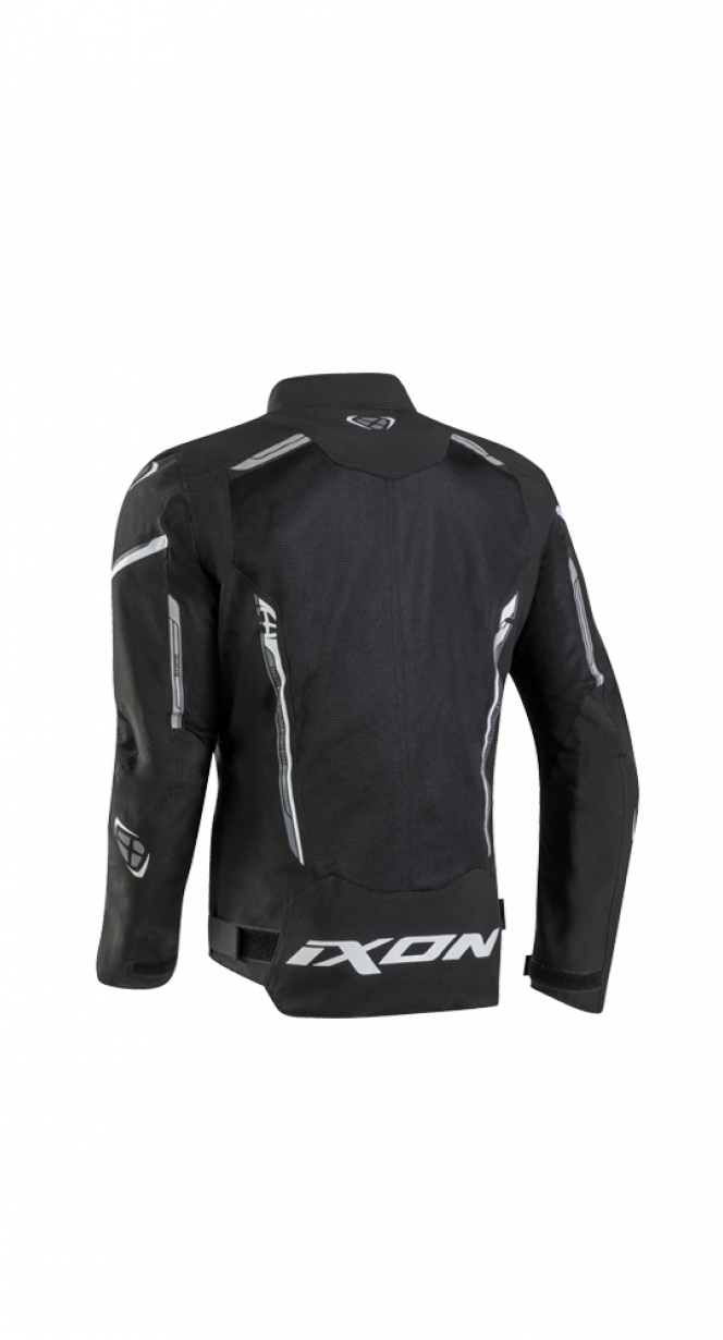 IXON STRIKER AIR Moto Textil Hombre Jacket Black White – 2 – Maximomoto PT