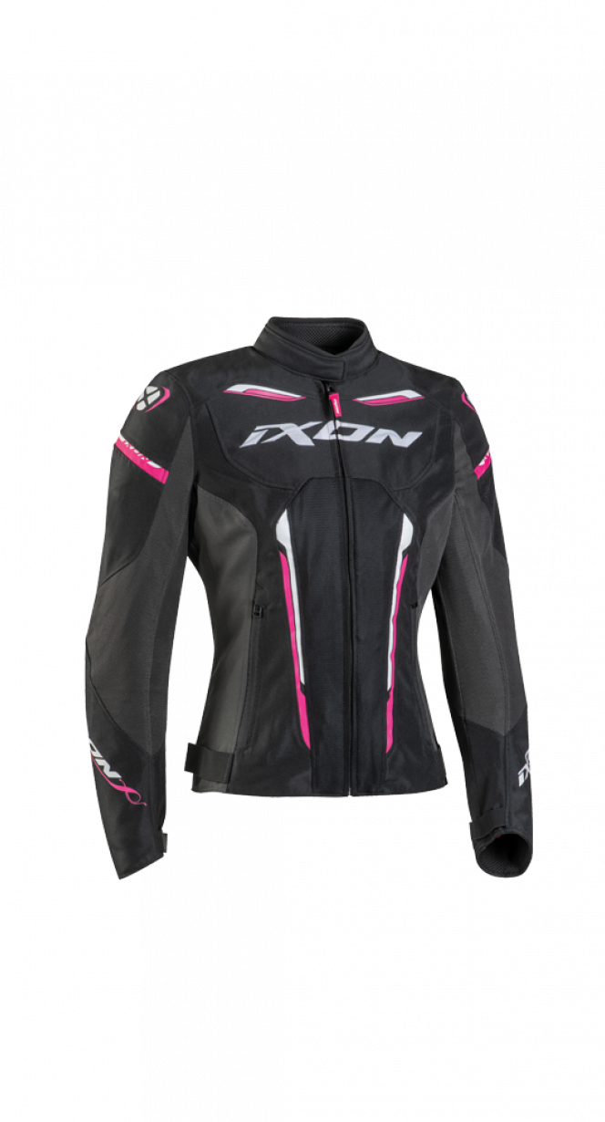IXON STRIKER AIR WPL Mujer Textil Chaqueta Moto Preto Antracita Fushia – 1 – Maximomoto PT