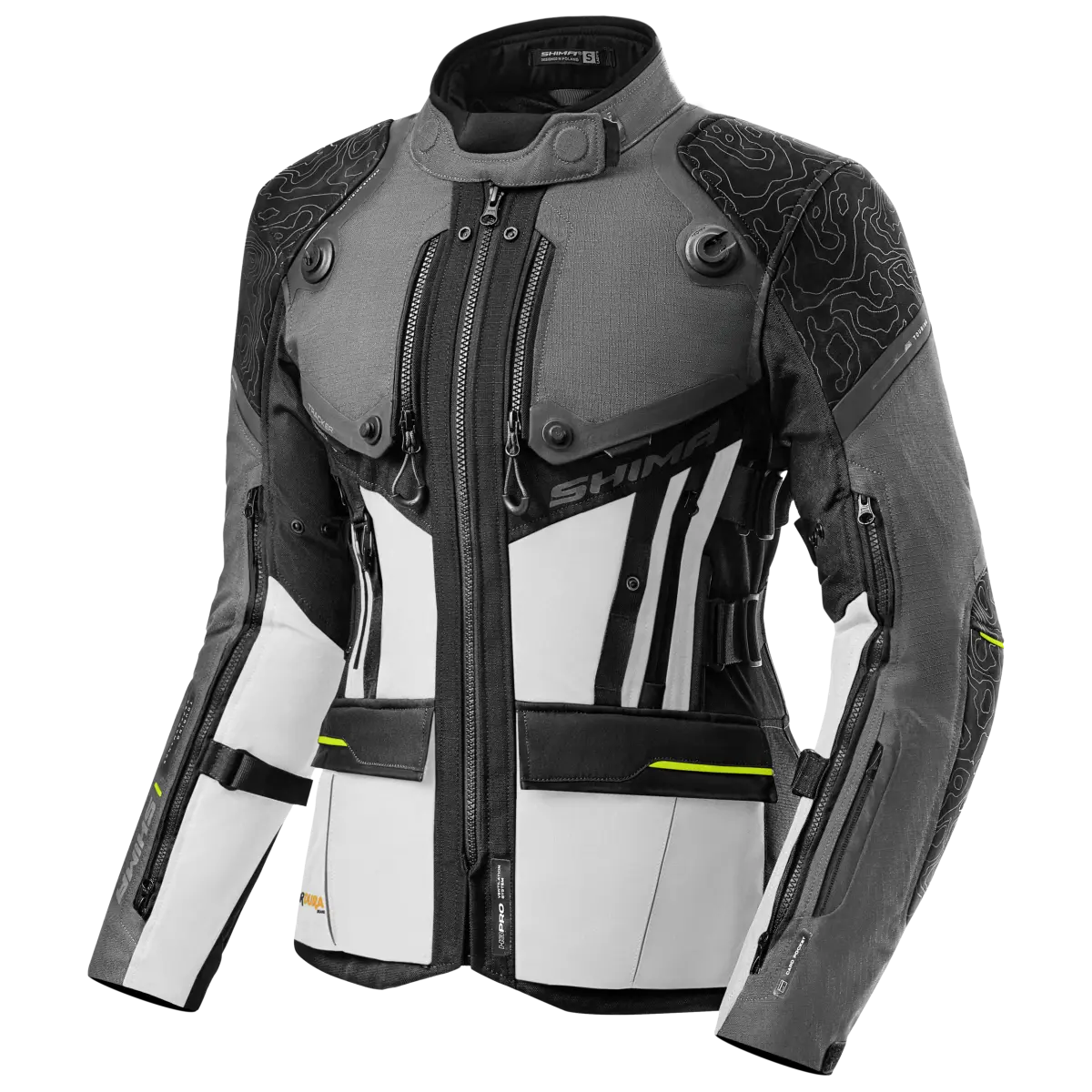 SHIMA TRACKER SENHORA DE MOTO CASACOS CINZA – 1 – Maximomoto PT