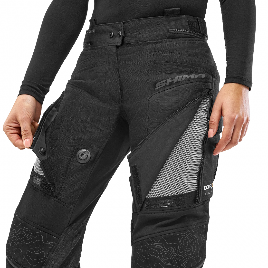 SHIMA TRACKER TURISMO DE MOTO SENHORA PANTALON PRETO – 7 – Maximomoto PT