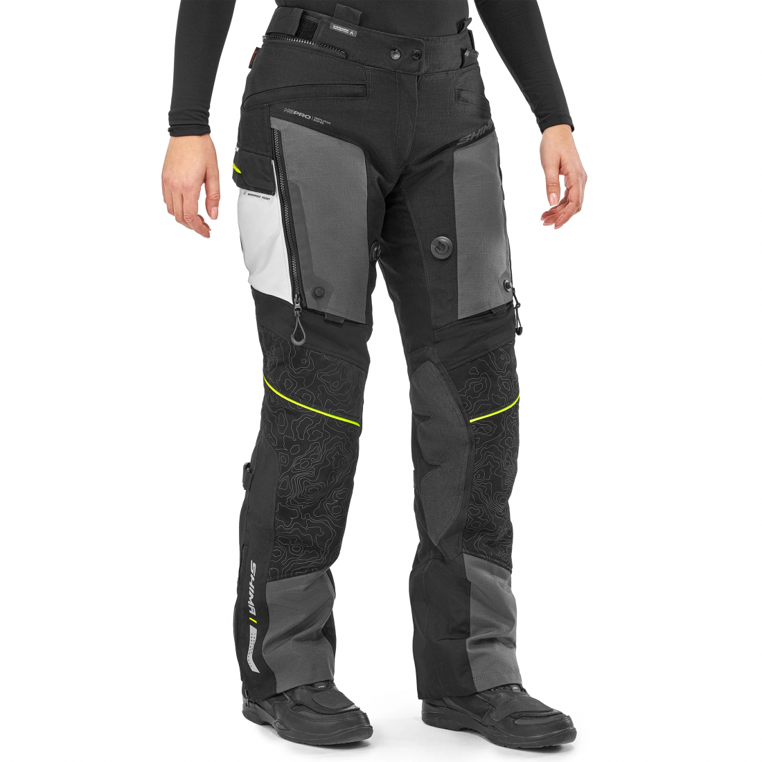 SHIMA TRACKER TURISMO DE MOTO SENHORA CALCAS PRETO GRIS – 3 – Maximomoto PT