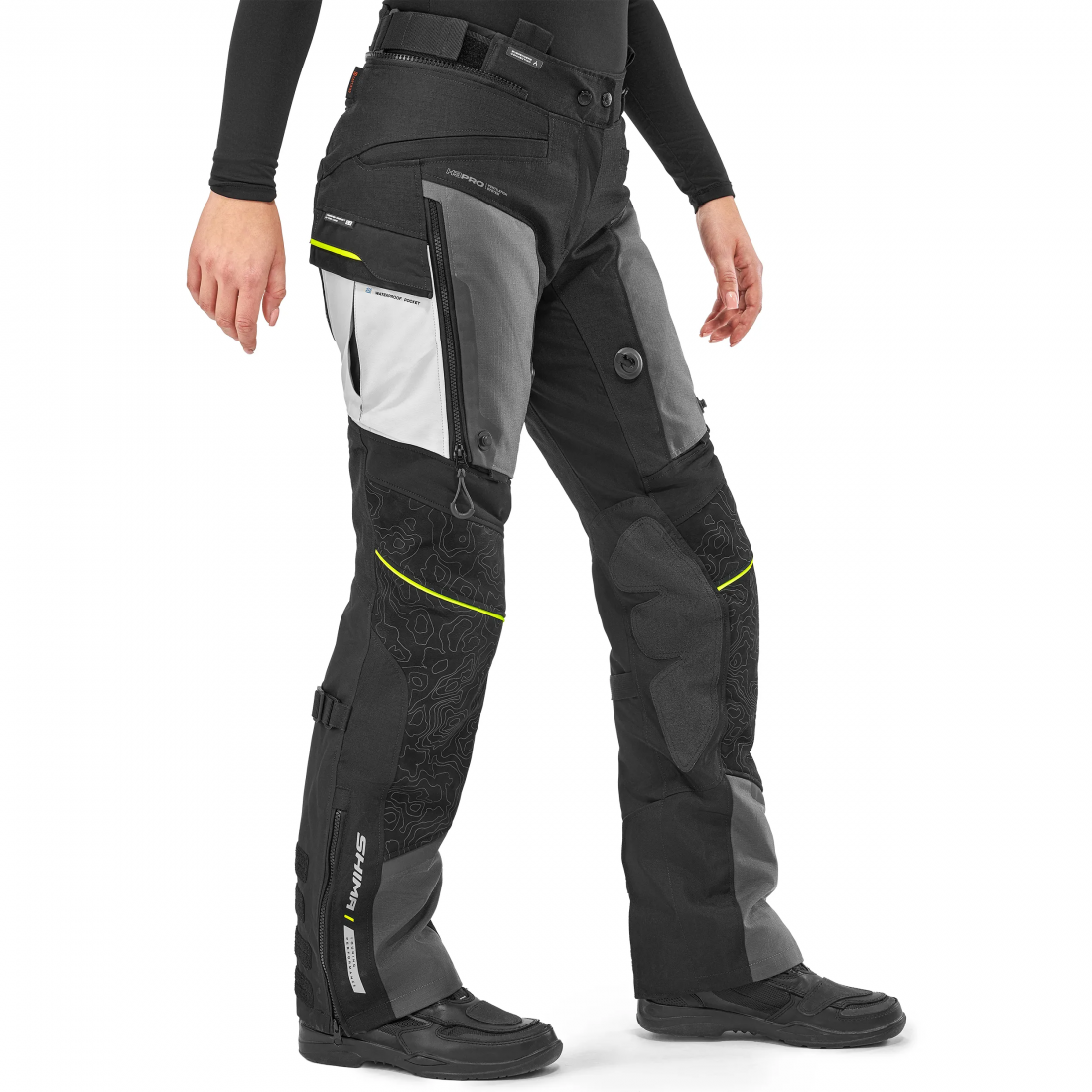 SHIMA TRACKER TURISMO DE MOTO SENHORA CALCAS PRETO GRIS – 4 – Maximomoto PT