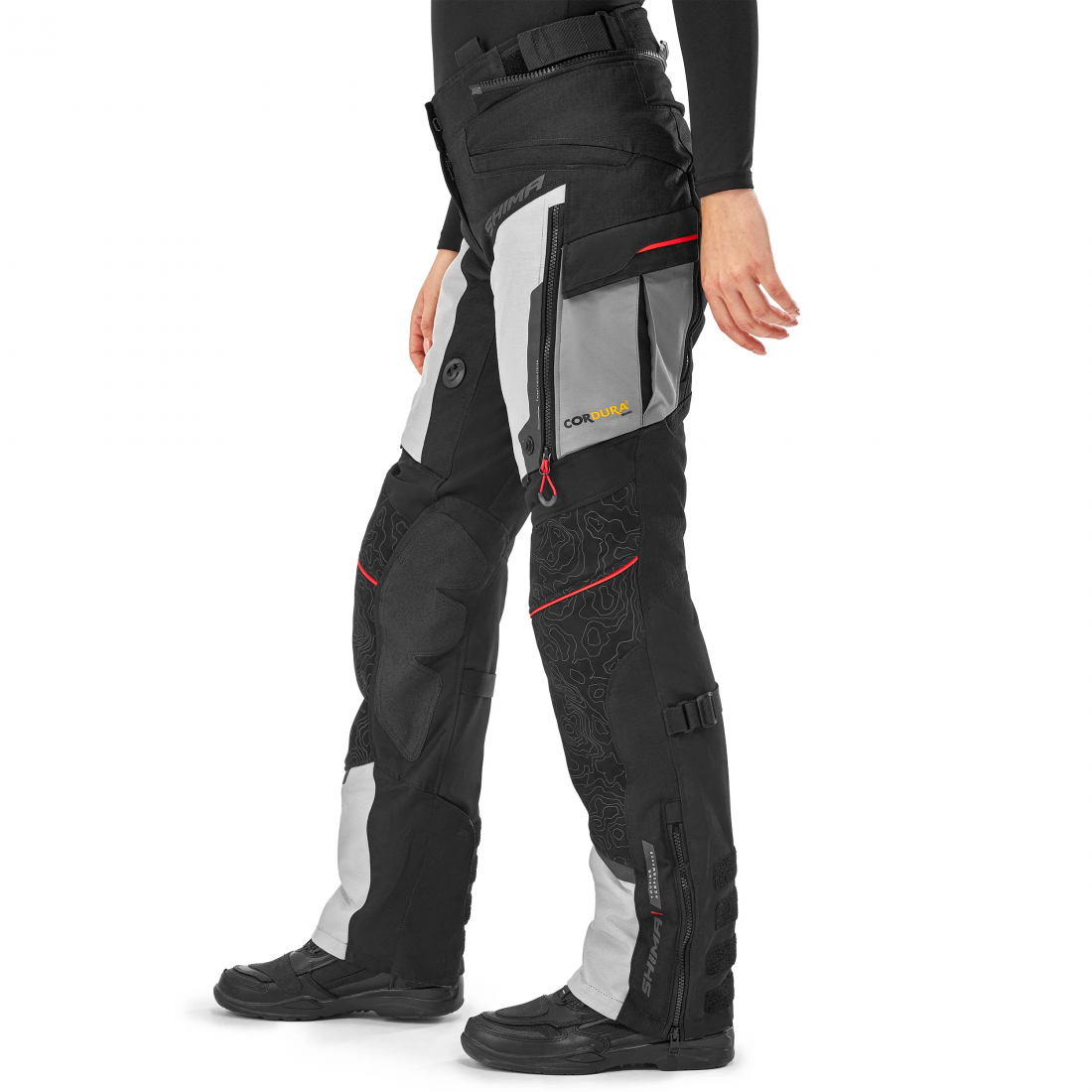 SHIMA TRACKER TURISMO DE MOTO SENHORA PANTALON CLARO GRIS – 6 – Maximomoto PT