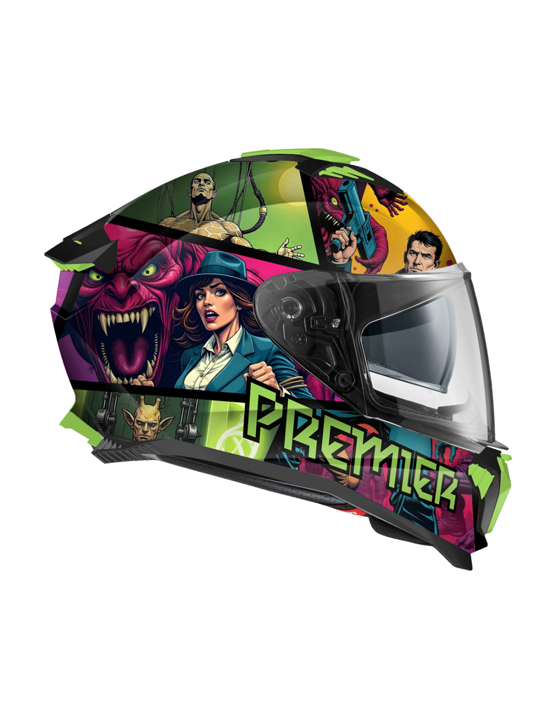 PREMIER 26 TYPHOON UD9BM CASCO INTEGRAL NEGRO MARRON – 2 – Maximomoto PT