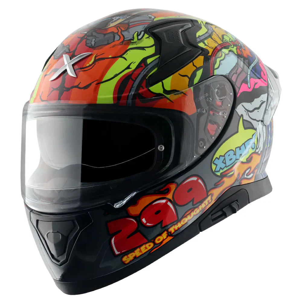 AXOR APEX XBHP 299 DV CAPACETES INTEGRAL DE MOTO MULTICOLOR