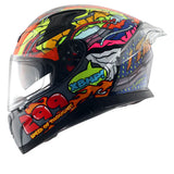 AXOR APEX XBHP 299 DV CAPACETES INTEGRAL DE MOTO MULTICOLOR